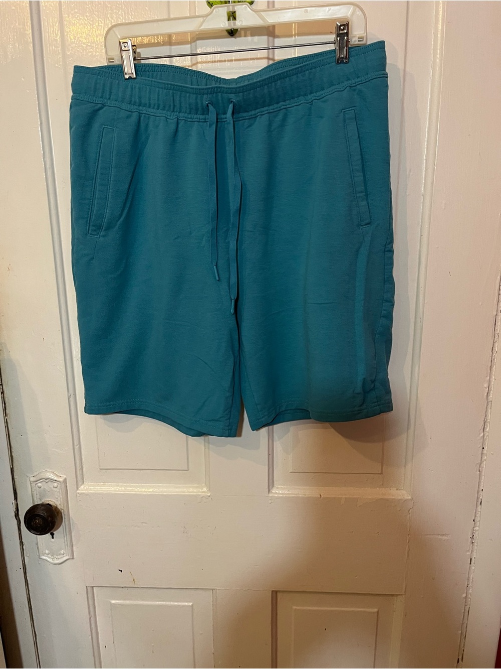 Men's Teal Drawstring Casual Shorts - Comfortable Everyday Wear